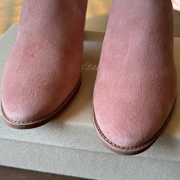 Size 8.5 Madewell The Harper Mule in Suede in old rose pink - Picture 8 of 13
